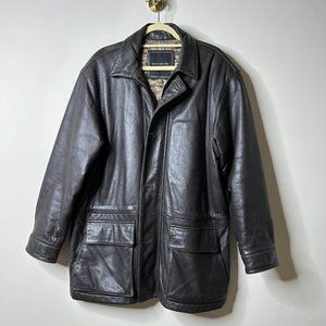 Marc New York Andrew Marc Brown Leather Jacket Men's Medium